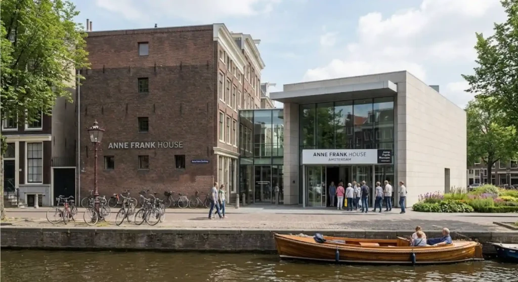 Anne Frank House Amsterdam historic canal house